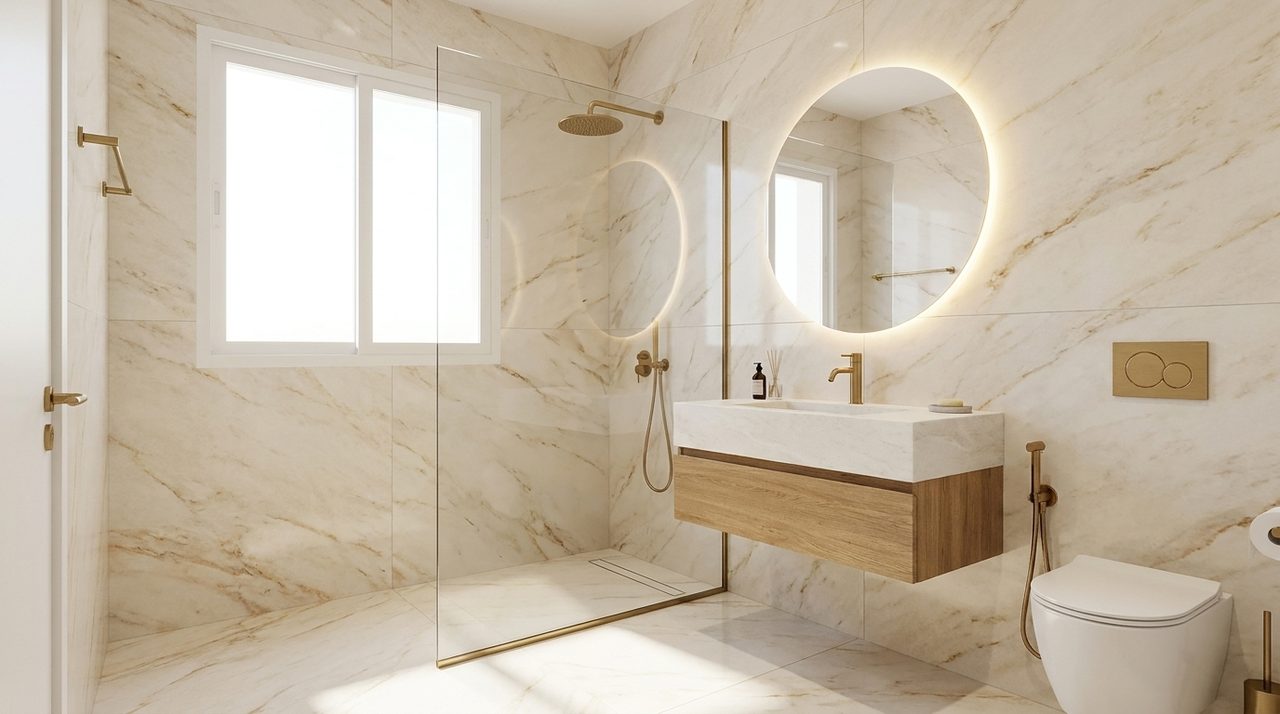 Bathroom after